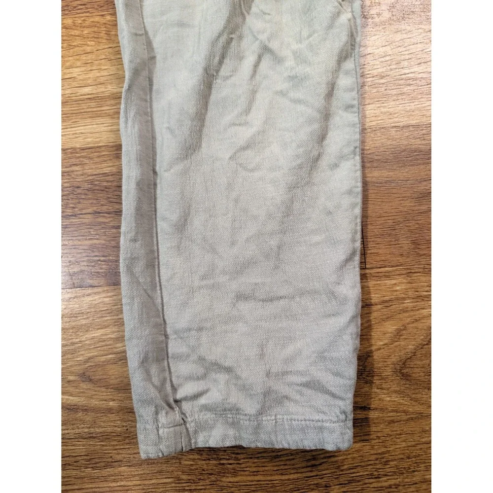 Thom Brown Cotton Blend Beige Size 32 Pants Flaw